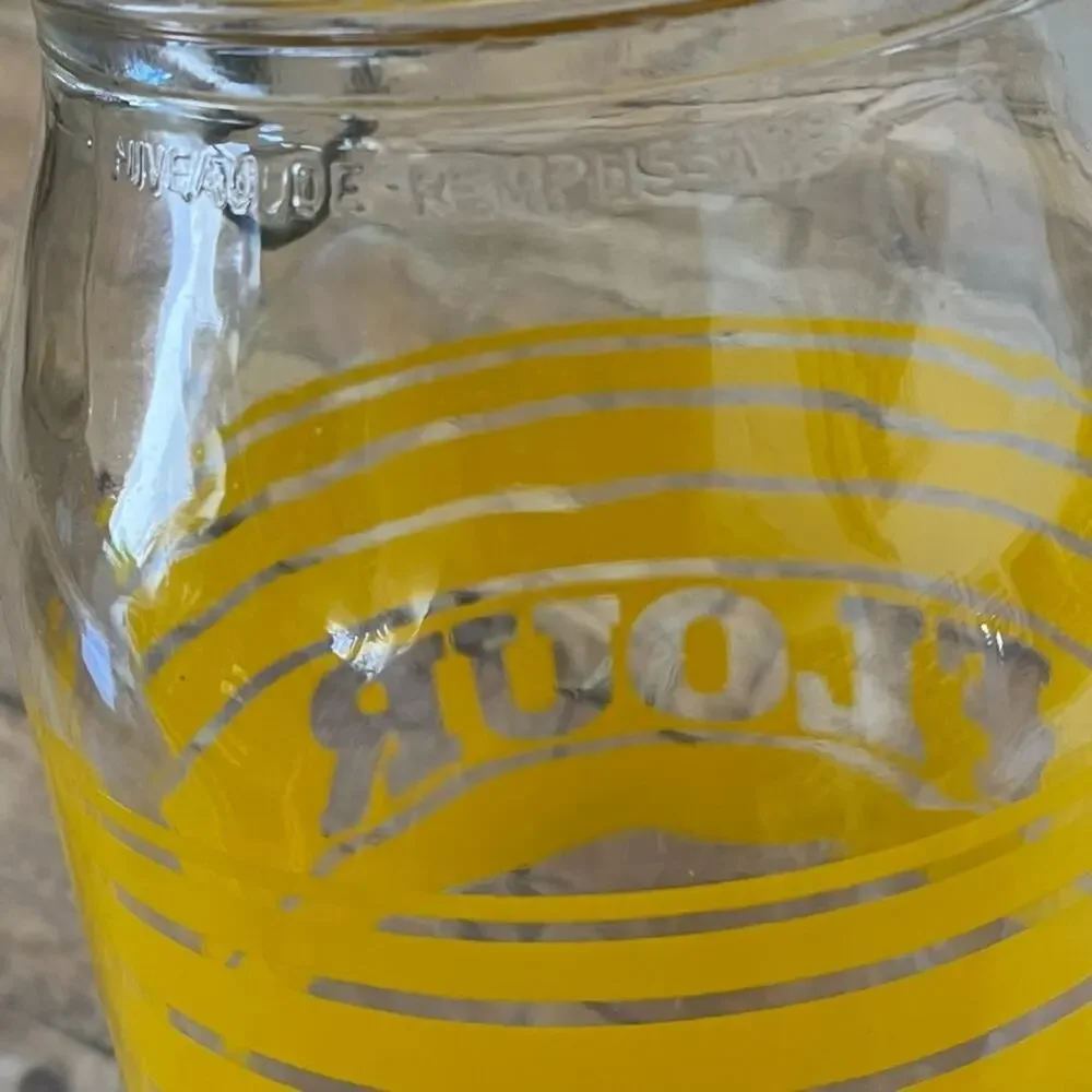Glass Flour Canister 10